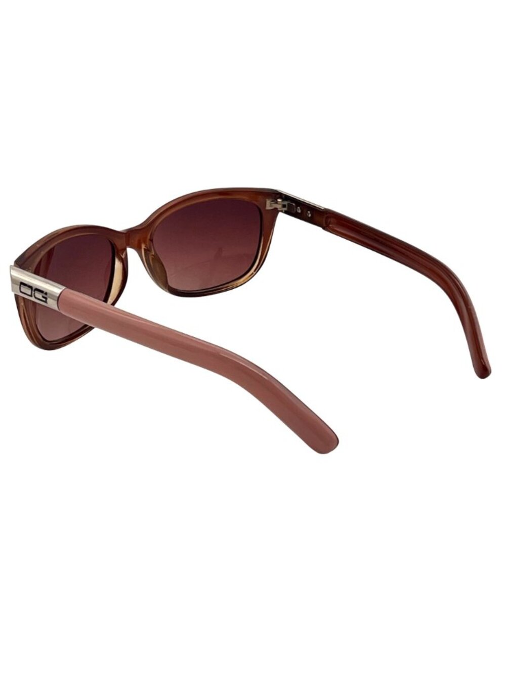 DG Dolce & Gabanna Womens Sunglasses 26363 Pink Frame With Brown Gradient Lenses - Picture 8 of 15